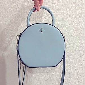 Kate Space Blue Circle Crossbody Bag
